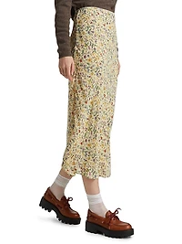 Layla Floral Midi-Skirt
