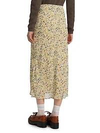 Layla Floral Midi-Skirt