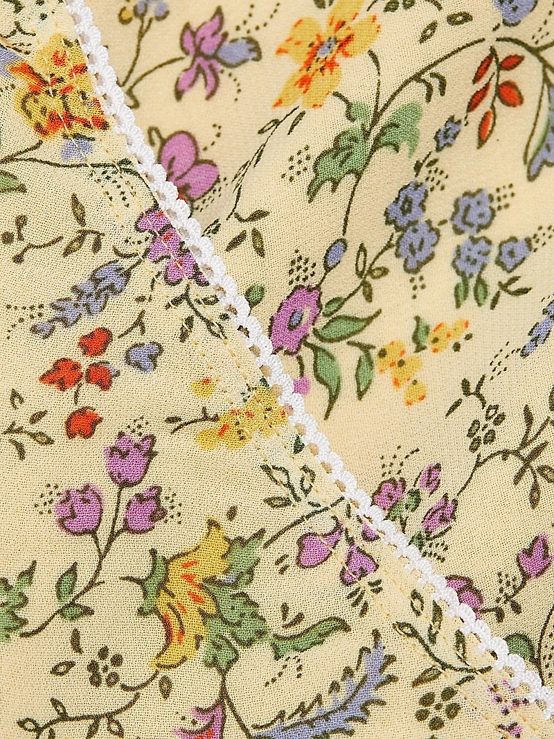 Layla Floral Midi-Skirt