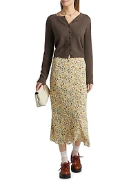 Layla Floral Midi-Skirt