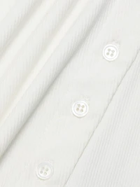 Hudson Ribbed Button Top