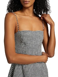 Monette Linen Midi-Dress
