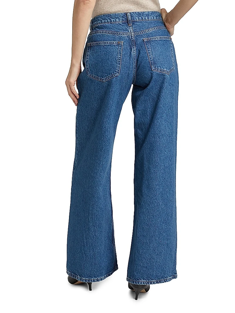 Cary Low-Rise Slouchy Wide-Leg Jeans