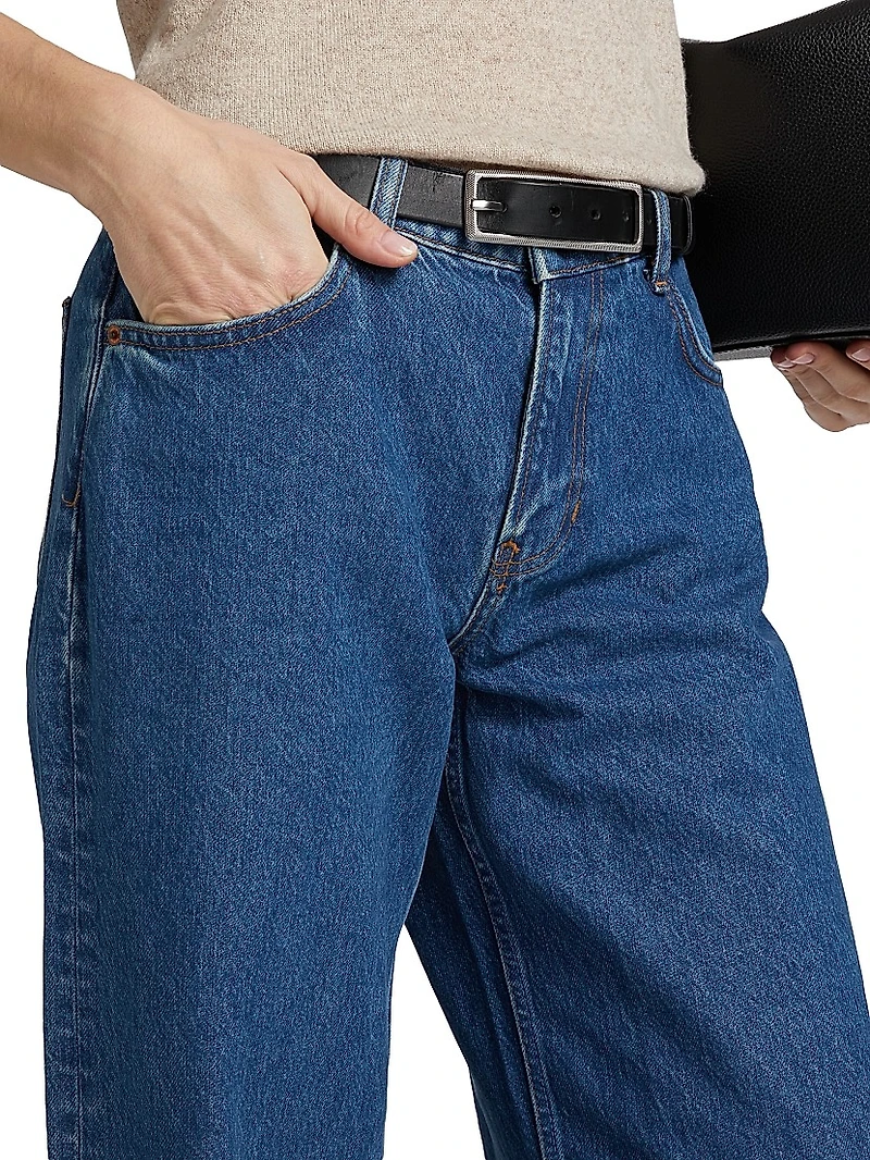 Cary Low-Rise Slouchy Wide-Leg Jeans