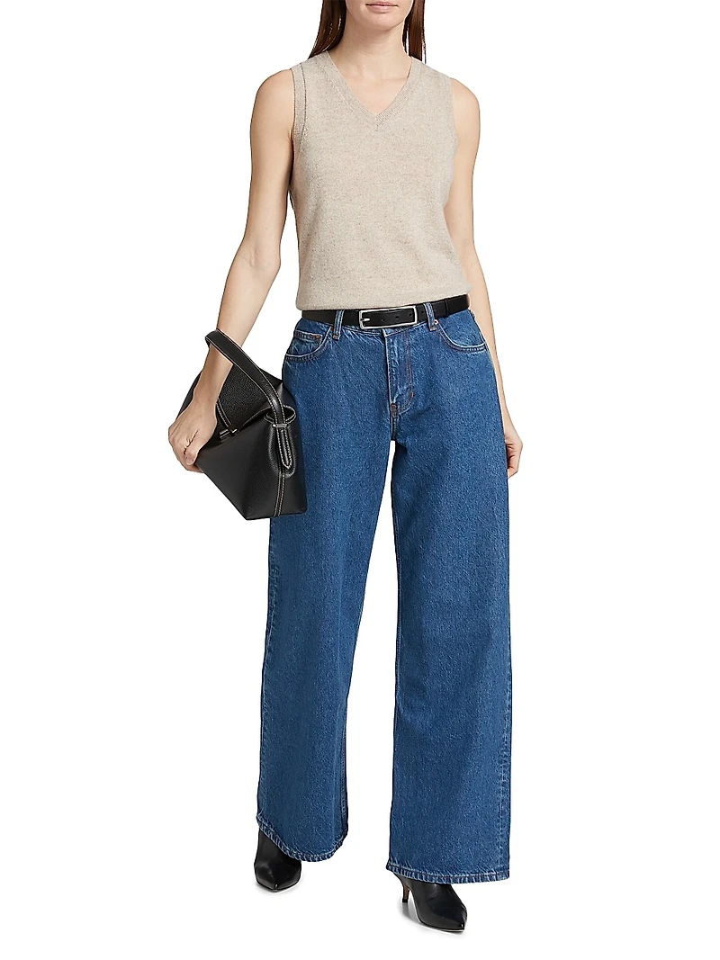 Cary Low-Rise Slouchy Wide-Leg Jeans