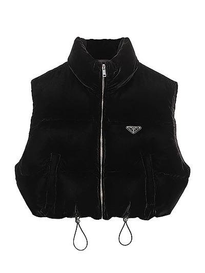 Velvet Down Vest