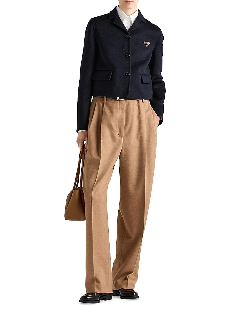 Camel-Hair Pants