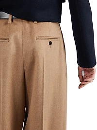 Camel-Hair Pants