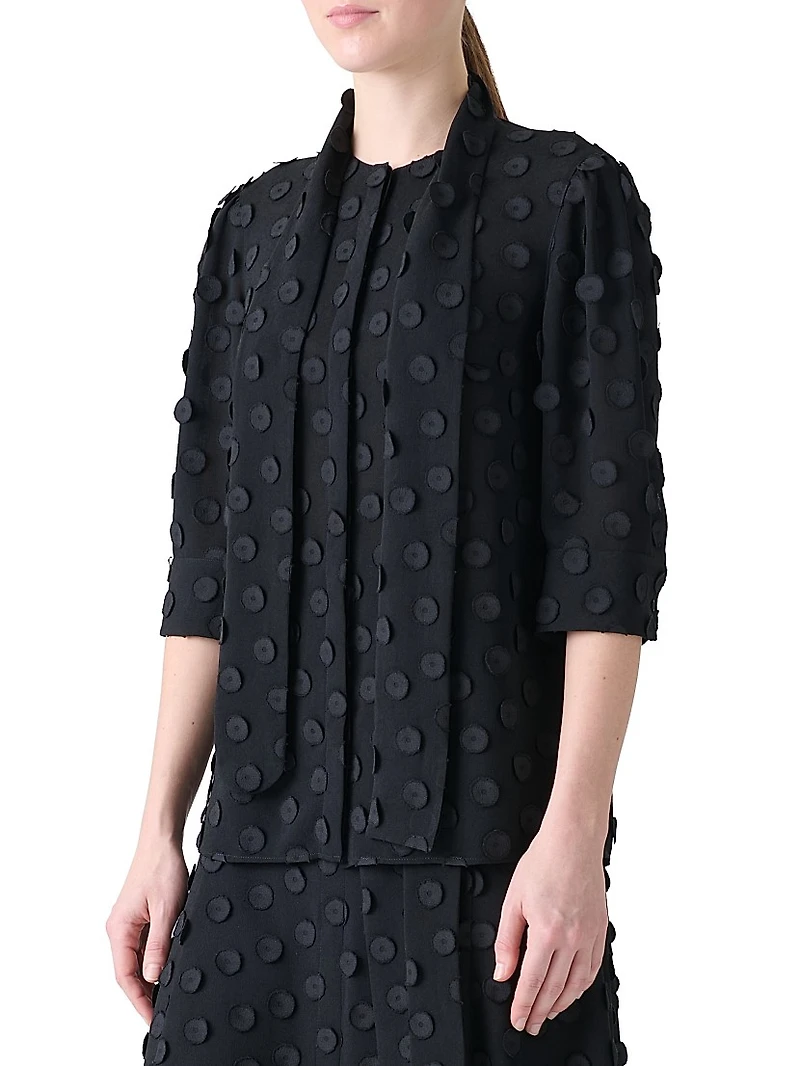 Boho 3D Polka Dot Blouse