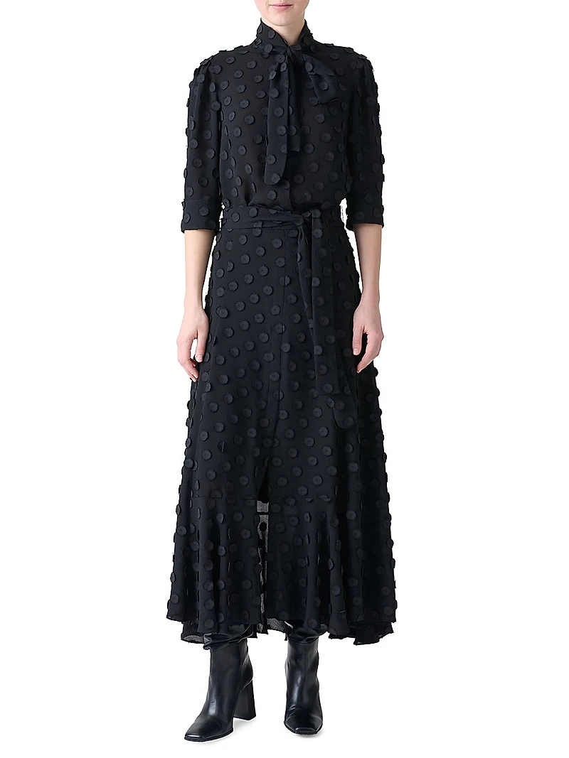 Boho 3D Polka Dot Blouse