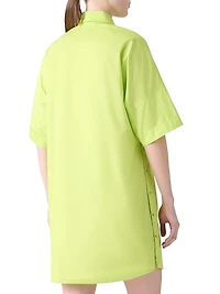 Poplin Cotton Tunic Shirtdress