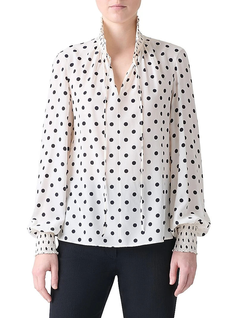 Boho Polka Dot Blouse