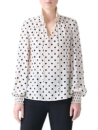 Boho Polka Dot Blouse