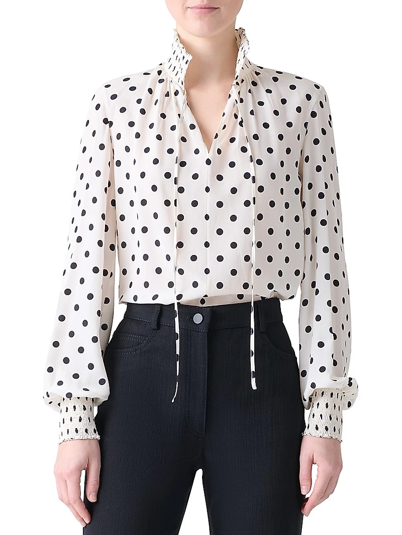 Boho Polka Dot Blouse