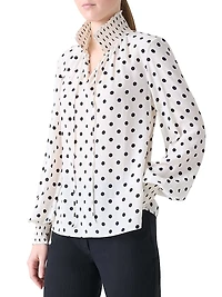 Boho Polka Dot Blouse