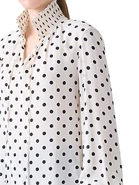Boho Polka Dot Blouse