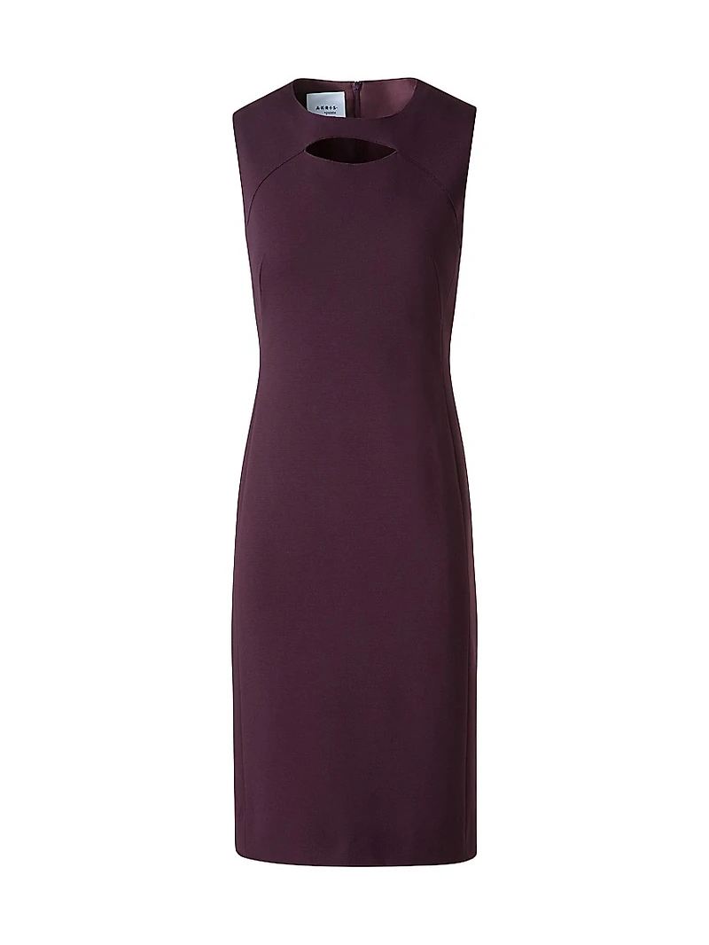 Sleeveless Jersey Knee-Length Dress