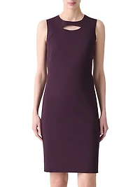 Sleeveless Jersey Knee-Length Dress