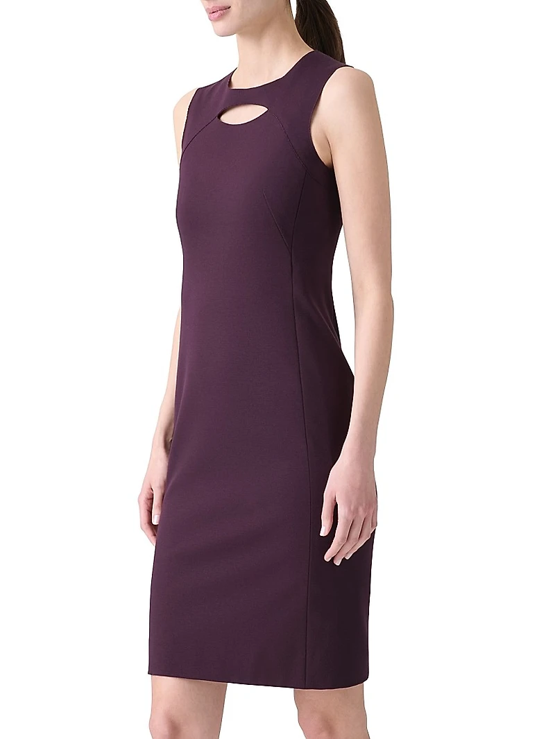 Sleeveless Jersey Knee-Length Dress