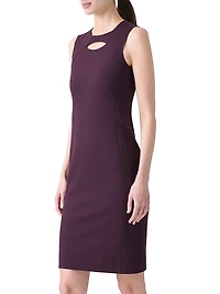 Sleeveless Jersey Knee-Length Dress