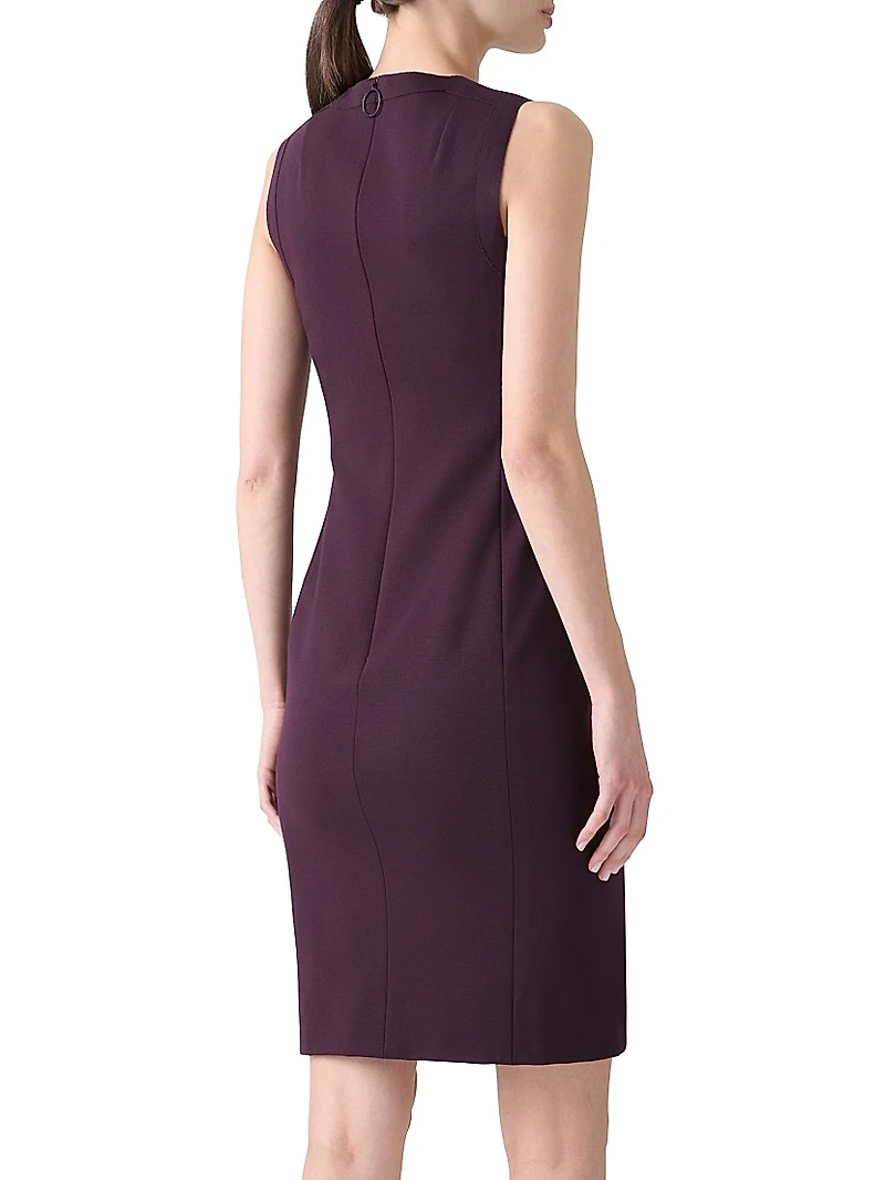 Sleeveless Jersey Knee-Length Dress