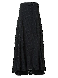 Boho 3D Polka Dot Midi-Skirt