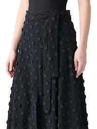 Boho 3D Polka Dot Midi-Skirt