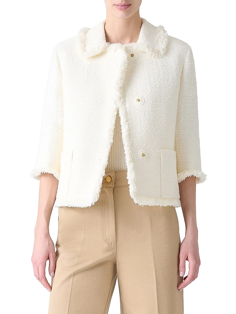 Bouclé Tweed Jacket