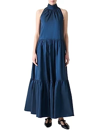 Boho Taffeta Maxi Dress
