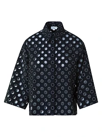 Polka Dot Organzino Blouse