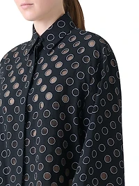 Polka Dot Organzino Blouse