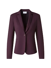 Single-Breasted Jersey Blazer