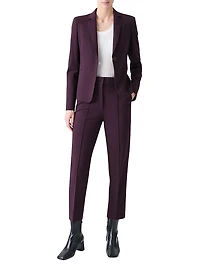 Single-Breasted Jersey Blazer