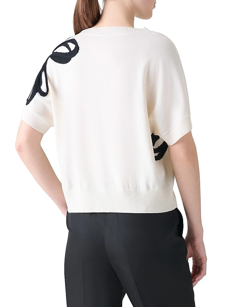 Daisy Blow Up Intarsia Virgin Wool Sweater