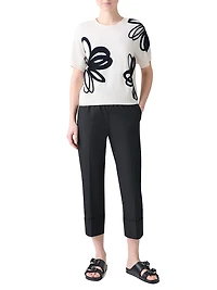 Daisy Blow Up Intarsia Virgin Wool Sweater