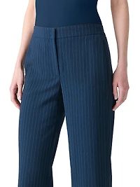 Marlon Pinstripe Virgin Wool-Blend Pants