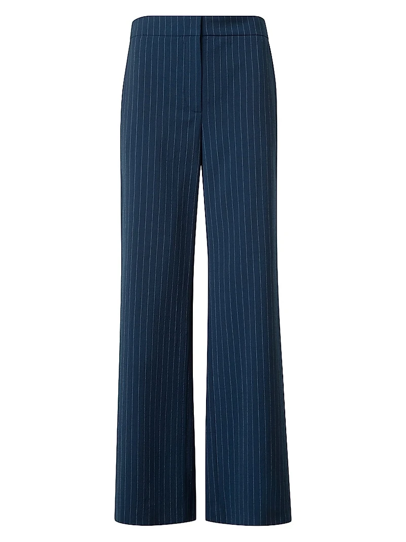 Marlon Pinstripe Virgin Wool-Blend Pants