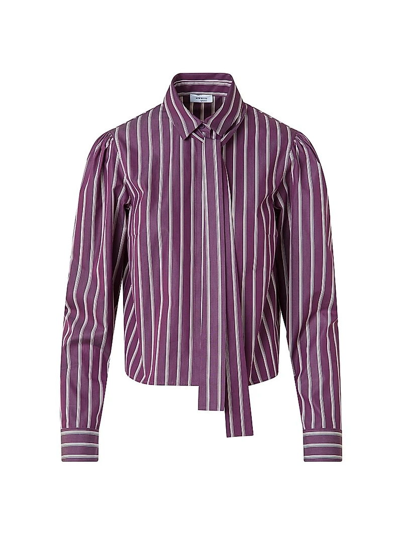 Striped Cotton Poplin Shirt