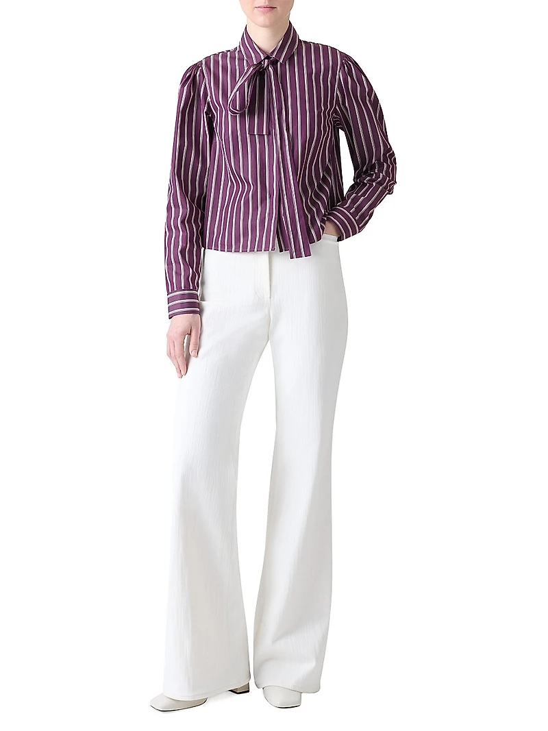 Striped Cotton Poplin Shirt