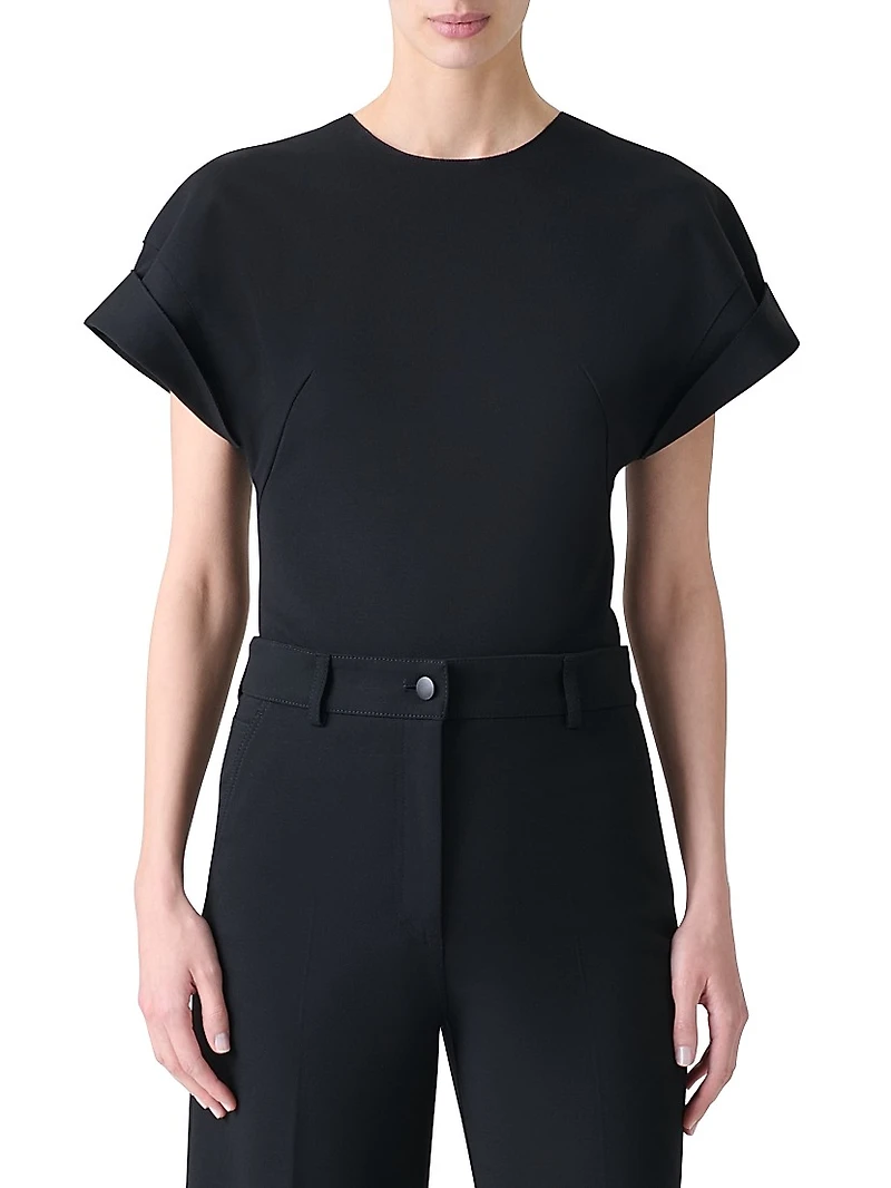 Jersey Cut-Out Back Top