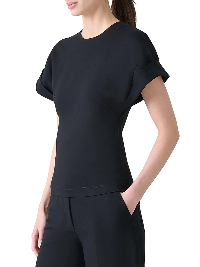 Jersey Cut-Out Back Top