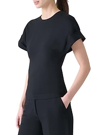 Jersey Cut-Out Back Top