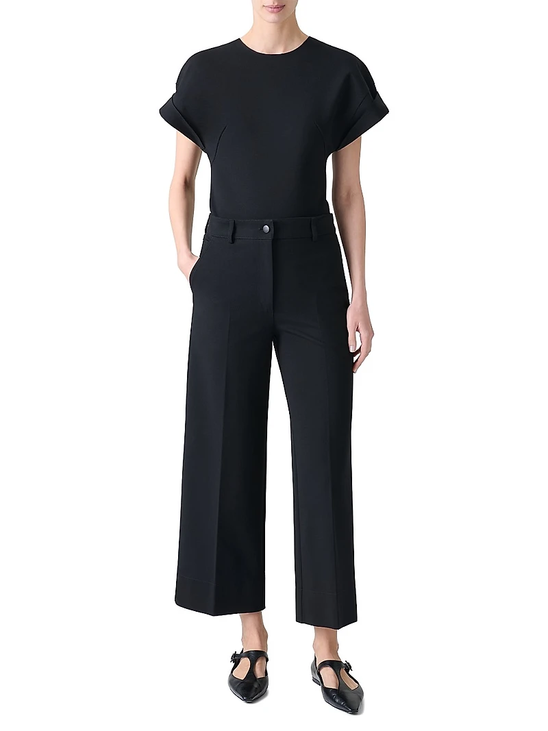 Jersey Cut-Out Back Top