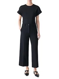 Jersey Cut-Out Back Top