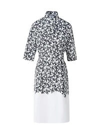 Floral Cotton Poplin Shirtdress