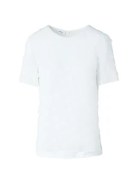 3D Polka Dot Georgette T-Shirt