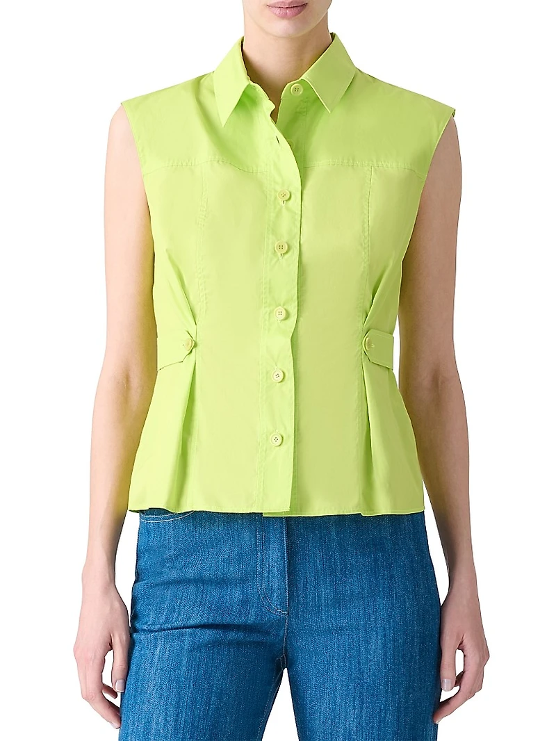 Cotton Poplin Blouse