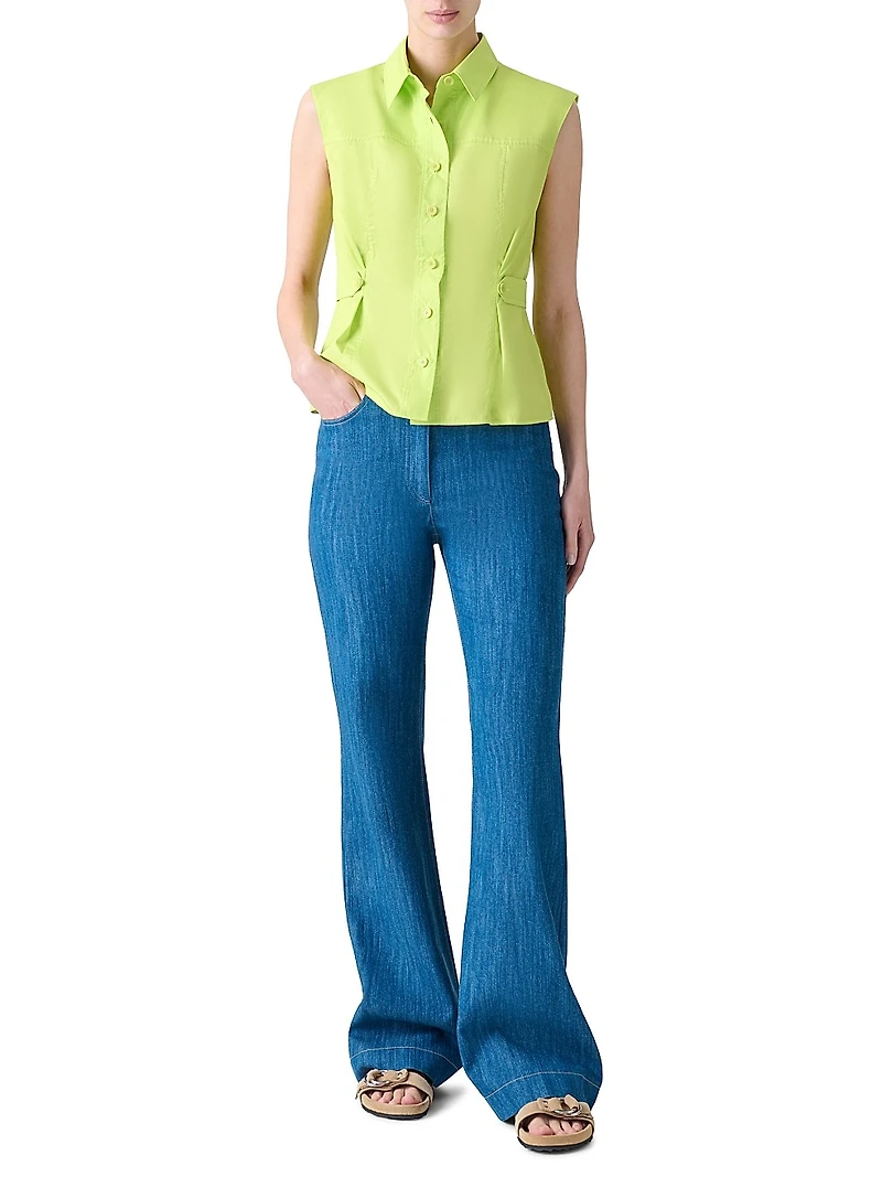 Cotton Poplin Blouse