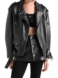 Nappa Leather Biker Jacket