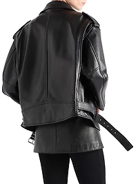 Nappa Leather Biker Jacket